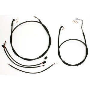 XR OE Style Black w/Black Fittings Handlebar Kit 15" - 17" Apes