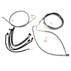 XR Stainless Handlebar Installation Kit 12"-14" Apes