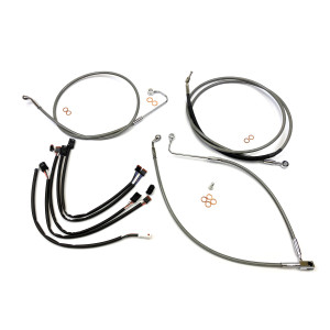 XR Stainless Handlebar Installation Kit 12"-14" Apes