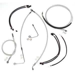 Sterling Chromite II Softail Designer Handlebar Installation Kit 12"-14" Apes