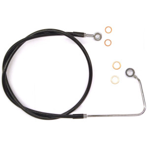 XR Stainless w/Black Coating Softail ABS Upper DOT Brake Line