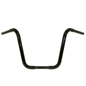 Caliber Ape Hanger Style Handlebar - Black 12"