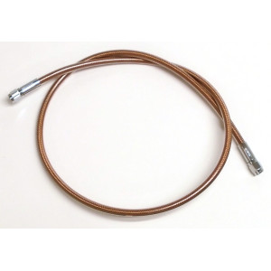 Copper Canyon Braided 9" Universal DOT Brake Line  - Chrome Fittings