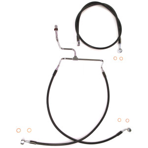 XR Stainless Black Coated Touring Non-ABS DOT Brake Kit