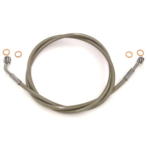 XR Stainless Chrome Single Non-ABS EZ Align Brake Line
