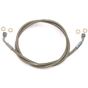 XR Stainless Chrome Single Non-ABS EZ Align Brake Line