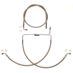 XR Stainless Chrome Dyna Non-ABS Brake Kit