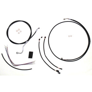XR OE Style Black Handlebar Installation Kit 12"-14" Apes