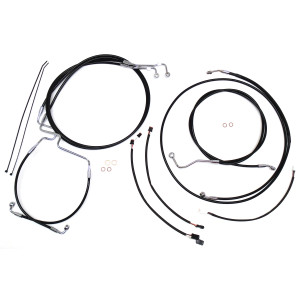XR OE Style Black Handlebar Installation Kit 12"-14" Apes