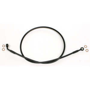 XR Black Coated Non-ABS EZ Align DOT Brake Line w/ Black Fittings