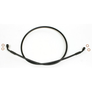 XR Black Coated Non-ABS EZ Align DOT Brake Line w/ Black Fittings