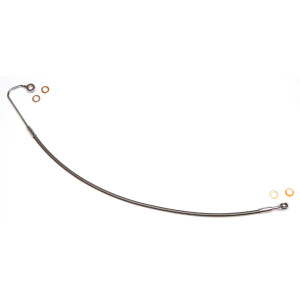 XR Stainless w/Black Coating Softail ABS Upper DOT Brake Line