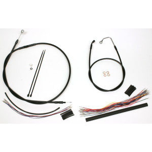 XR OE Style Black w/Black Fittings Handlebar Kit 12" - 14" Apes
