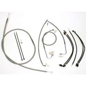 XR Stainless Handlebar Installation Kit 12"-14" Apes