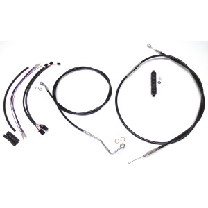 XR OE Style Black w/Chrome Fittings Handlebar Kit 12" - 14" Apes