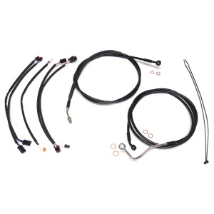 XR OE Style Black w/Black Fittings Handlebar Kit 12" - 14" Apes
