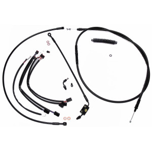 XR OE Style Black w/Black Fittings Handlebar Kit 12" - 14" Apes