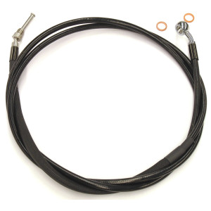 XR OE Style Black w/Chrome Fittings 62" Hydraulic Clutch Line