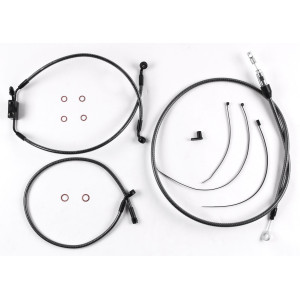 Karbonfibr Touring Designer Handlebar Installation Kit 10" Rise
