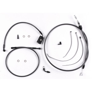 Karbonfibr Touring Designer Handlebar Installation Kit 10" Rise
