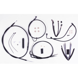 XR OE Style Black w/Black Fittings Handlebar Kit 12" - 14" Apes