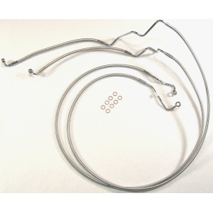 Polished Stainless Designer ABS Lower DOT Brake 2014-2023 Touring