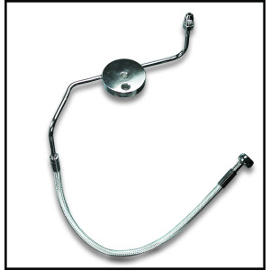 Sterling Chromite II Non-ABS DOT Lower Brake Line - Single Disc