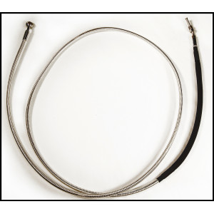 58" Polished Stainless Hydraulic Clutch ’17-‘20 /35° 10mm
