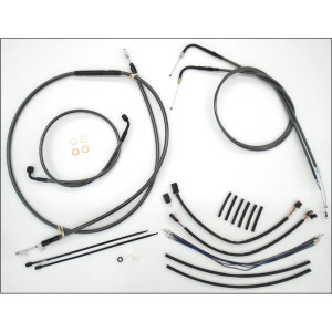Black Pearl Sportster Handlebar Installation Kit - 10" - 12" Apes