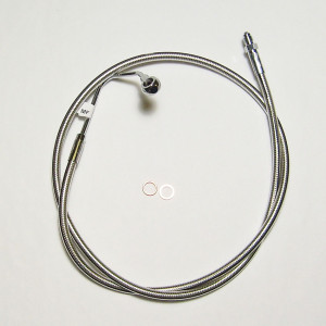 Polished Stainless Designer DOT ABS Mid-Line Brake 08-13